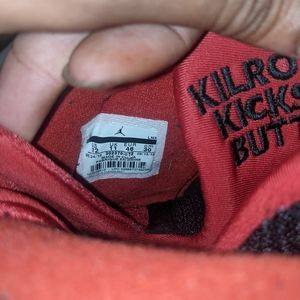 Nike Air Jordan 9 Retro Johnny Kilroy men's 12 silver, black, red